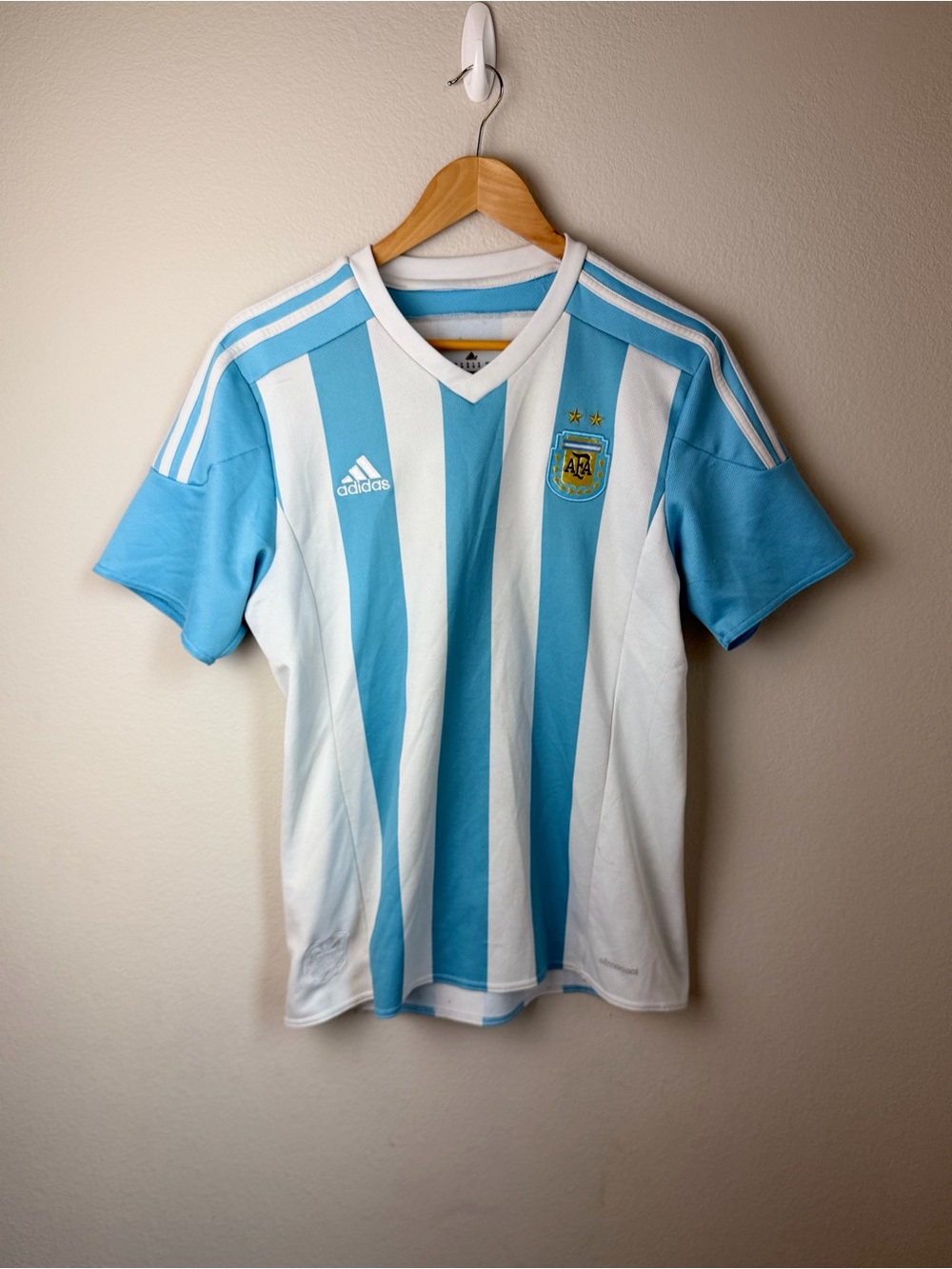 adidas Argentina Soccer Jersey - Light Blue & White
